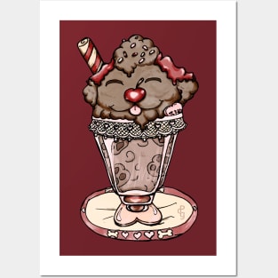 Poodle Ice Cream Posters and Art